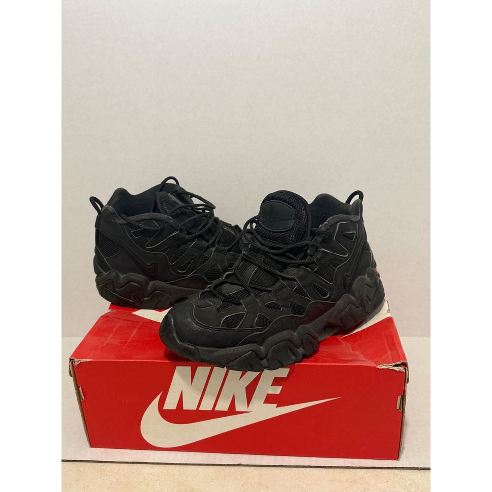Nike Air Slant Mid Mens 10 Black Chunky Retro Training Shoes 678010-099